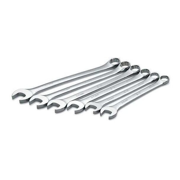 Sk Professional Tools Combo Wrench Set,Chrome,25-32mm,6 Pc 86226