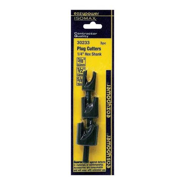 Eazypower Plug Cutter,5/8" Large Dia,3/8"Small Dia 30233
