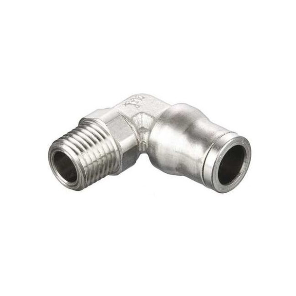 Legris Elbow, Brass, MNPT , Push-Fit 1/4 in 3609 56 18