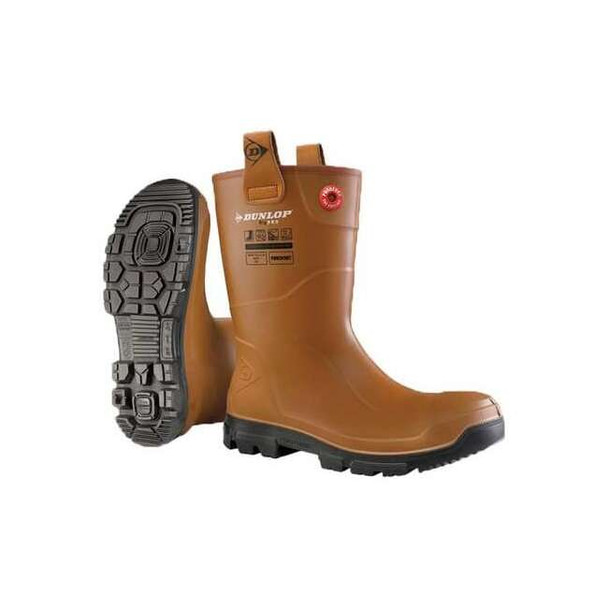Dunlop Unisex RigPro Purofort, Steel Toe, Black, Men's 11 / Women's 13 LJ2HR42