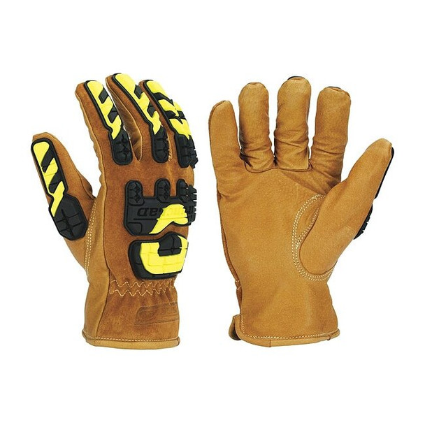 Cut Resistant Impact Gloves, Cut Level A5 ,Uncoated ,XL 1 PR