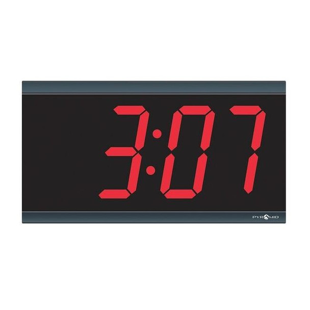 Manufacturer Varies 11-1/2" Digital Synchronized LED POE Clock, Black SED4R4LDRB