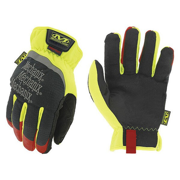 Mechanix Wear Mechanics Gloves,Hi-Vis Yellow,9,PR SFF-X91-009