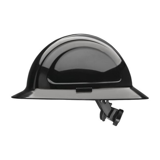 Hard Hat, N20, Polyethylene, 4 Point Ratchet, Type 1, Class E, Black