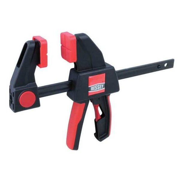 Bessey Trigger Clamp, Plastic Handle and 3 1/8 in Throat Depth EHKL24