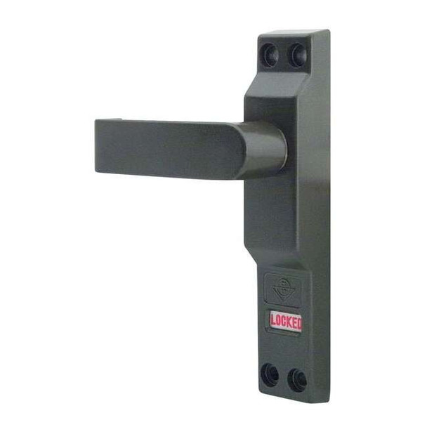 Adams Rite Deadbolt Less Cylinder,HD,Satin Chrome 4550R-01-121