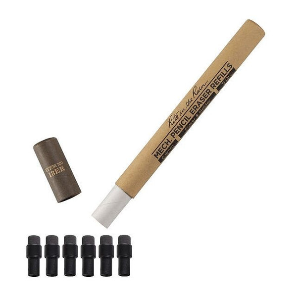 Rite in the Rain Eraser Refill,Black,Soft Rubber 13ER