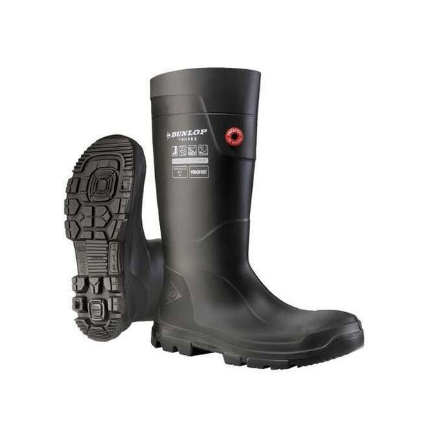 Dunlop Unisex FieldPro Purofort, Steel Toe, Black, Men's 7 / Women's 9 LJ2HD01