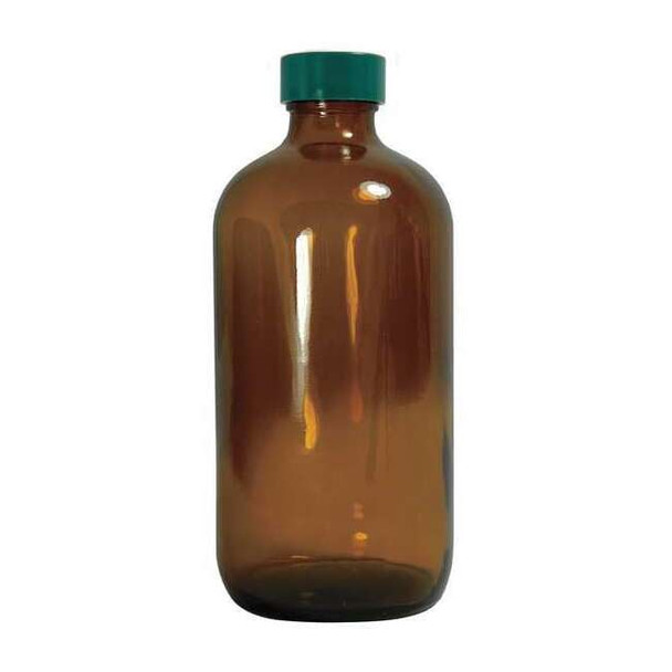 Qorpak Boston Round Bottle,4 Oz., Narrow,PK24 GLC-01926