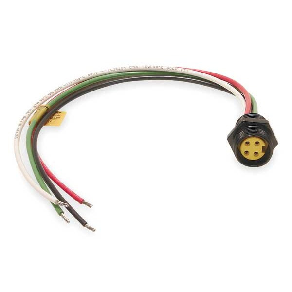 Brad Harrison External Thread Receptacle,4,Female,10A 1R4004A20A120