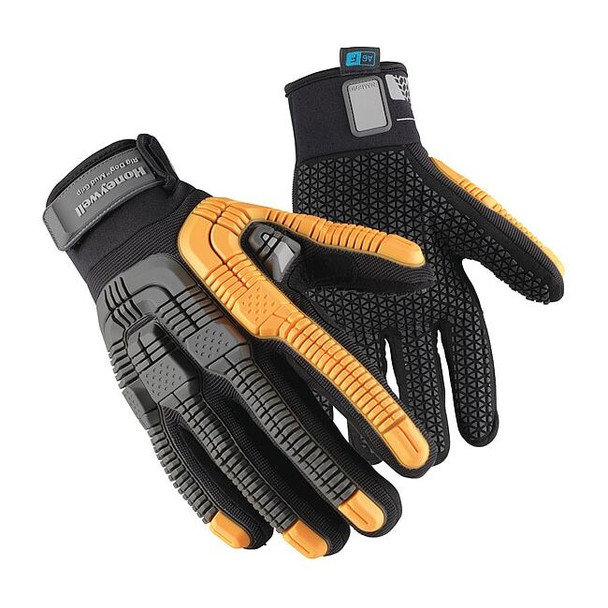 Mechanics Gloves, Cut Level A6 ,with Added Grip ,L 1 PR