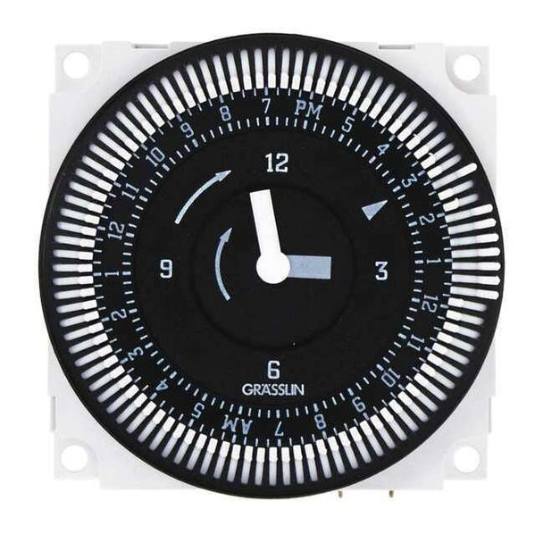 Intermatic Electromechanical Timer,24 hr,SPDT,Steel FM1STUZ-120U