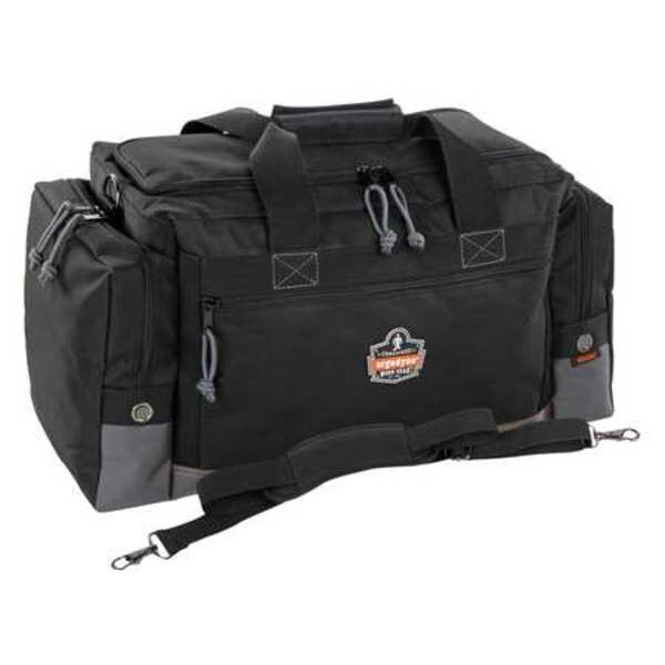 Ergodyne Duffel Bag, Black, Polyester, 4 Pockets GB5116
