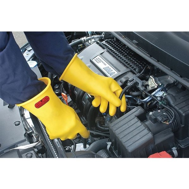 Ansell Elect Insulating Gloves,Type I,8,PR1 CLASS 00 Y 11