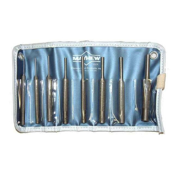 Mayhew Select Drive Pin Punch Set,Not Tether Capable 62060