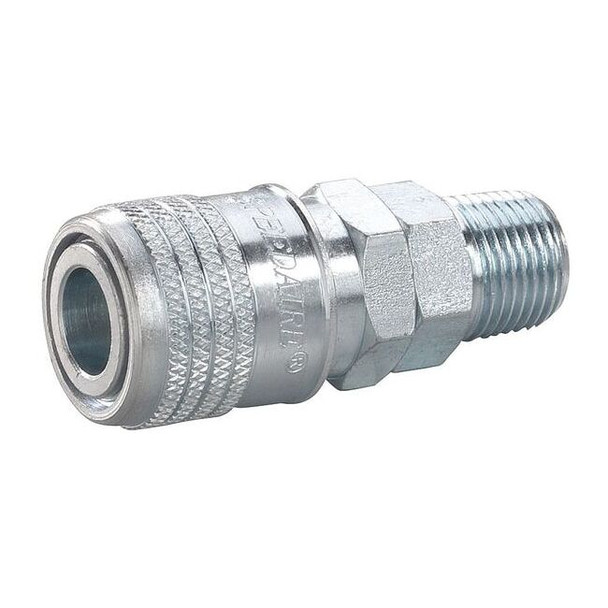 Speedaire Coupler Body,(M)NPT,1/4,Steel 30E711