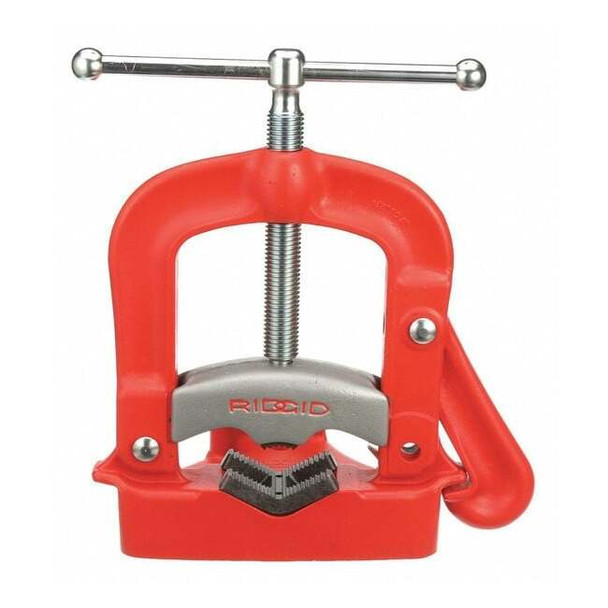 Ridgid Bench Yoke Vise,1/8-6 In Cap,19 In. H 40110