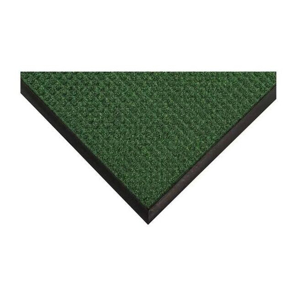 Condor Entrance Mat, Polypropylene, 3/8 in Thick, Green, 3 ft W x 5 ft L 36VK15