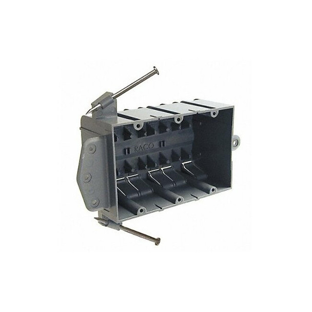Electrical Box, 44 cu in, Cable Box Type, 3 Gangs, PVC, Rectangular Shape