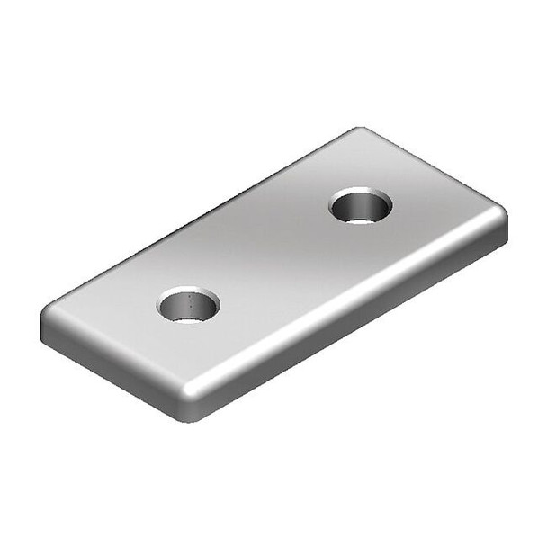 Fath JoiningPlate,Aluminum,Gray,6mm,41mm 093VA4590