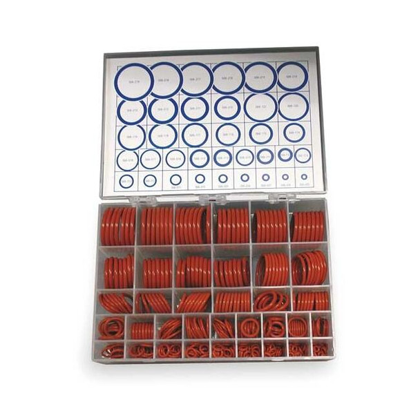 Manufacturer Varies O-Ring Asst,Silicone,436 Pcs,36Szs 3CVZ8