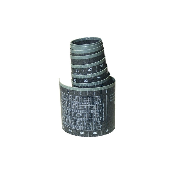 Rap-Around Pipe Template, X-Large, 4 in W x 7 ft L, Abrasion and Heat Resistant