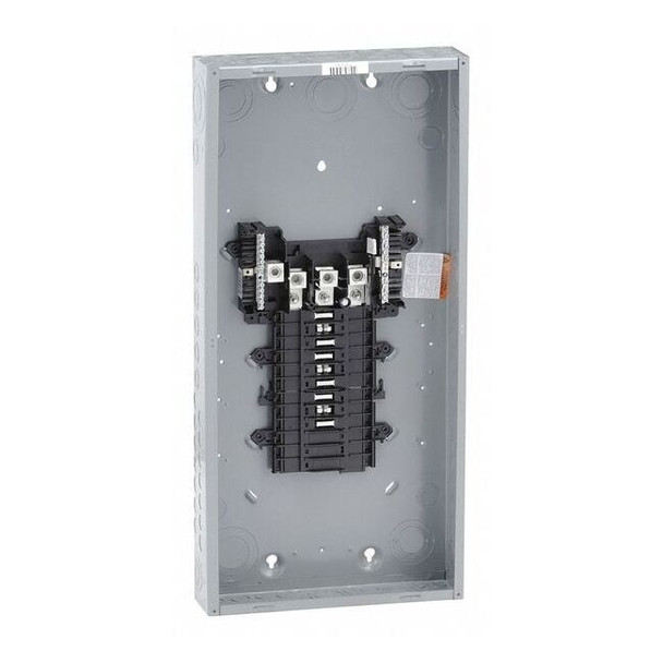 Square D Load Center, 18 Spaces, 200A Amps, 120/240V AC QO318L200G