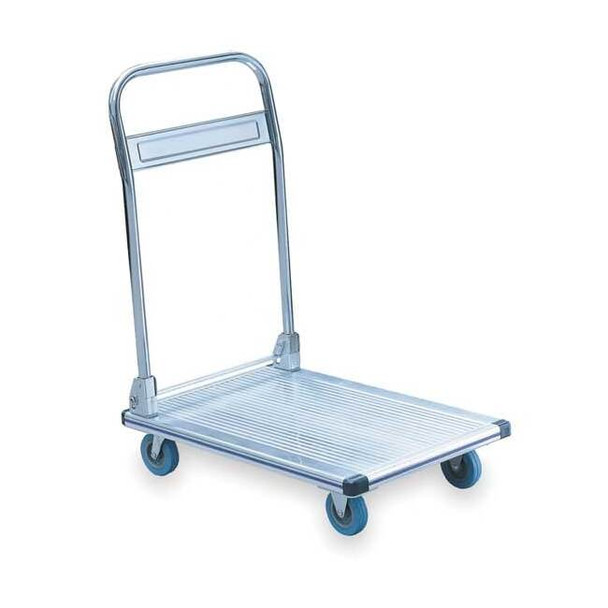 Manufacturer Varies Platform Truck, Silver, Aluminum, 770 lb 2PLG7