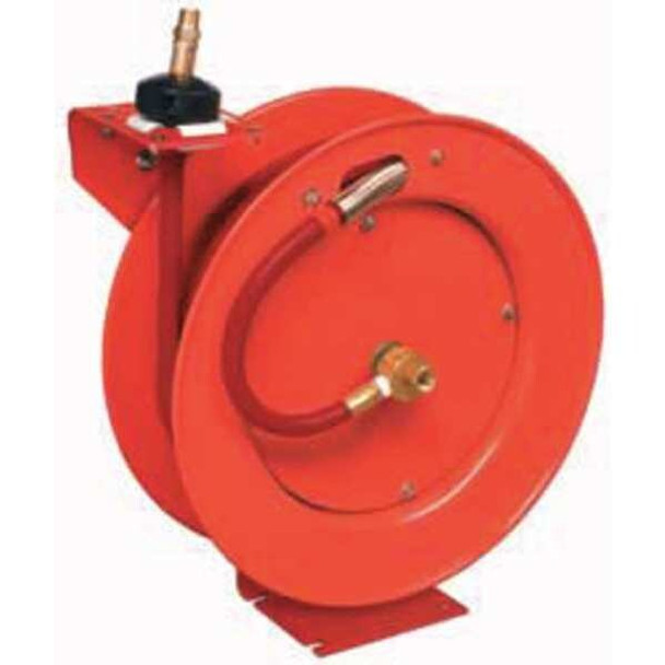 Spring Return Hose Reel, 1/2 in Hose Dia, 50 ft Length, 300 psi