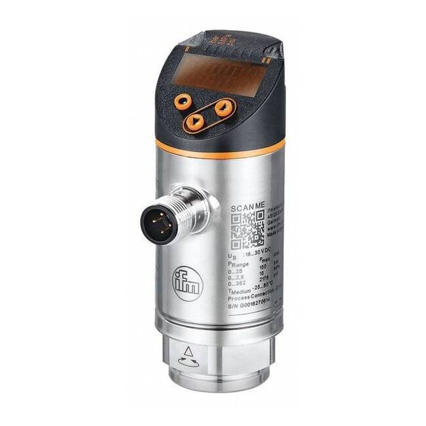 Ifm Pressure Sensor,Range -0.2 to 3.6 psi PN2298