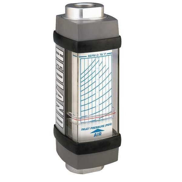 Hedland Flowmeter,SCFM / L/SEC 3.0 - 25 / 2-12 H671A-025