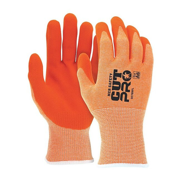 Cut-Resistant Gloves, Cut Level A6 ,Nitrile ,Sandy Foam ,2XL 12 PK