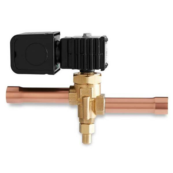 Parker Refrigerant Solenoid Valve,Brass,500 psi R36E105M Parker Refrigerant Solenoid Valve,Brass,500 psi R36E105M