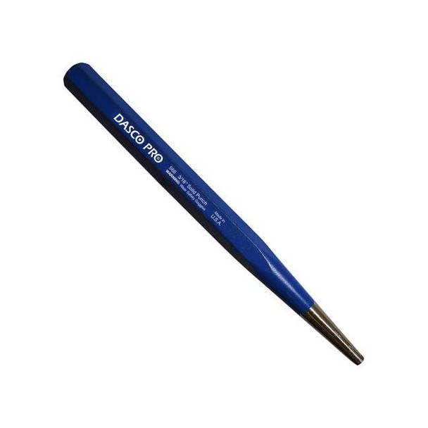 Dasco Pro Solid Punch,3/16 x 7 In,Carbon Steel 566