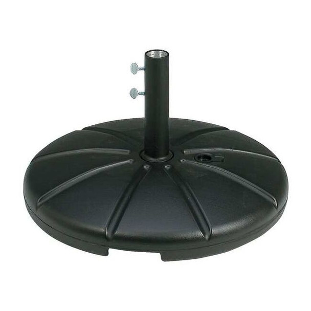 Grosfillex Umbrella Base with Filling Cap, Black US602117