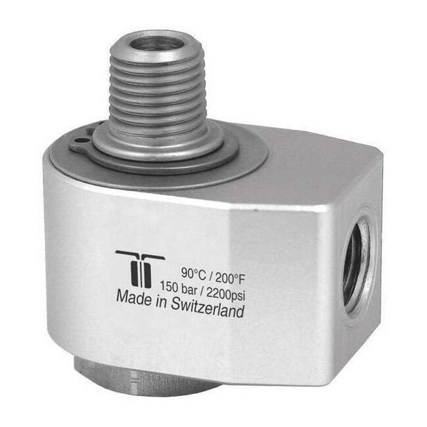 Mosmatic RotaryUnion,Elbow,Brass,3/8"Threaded 40.022