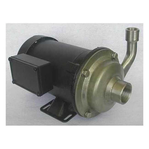 Dayton Cntrfug Pmp,304SStl,3P,3/4in,1/2hp,38gpm 4JMW8