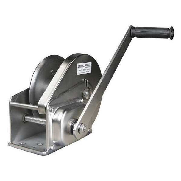 Oz Lifting Products Hand Winch,1500 lb.,6-57/64 in.Overall W OZ1500BWSS