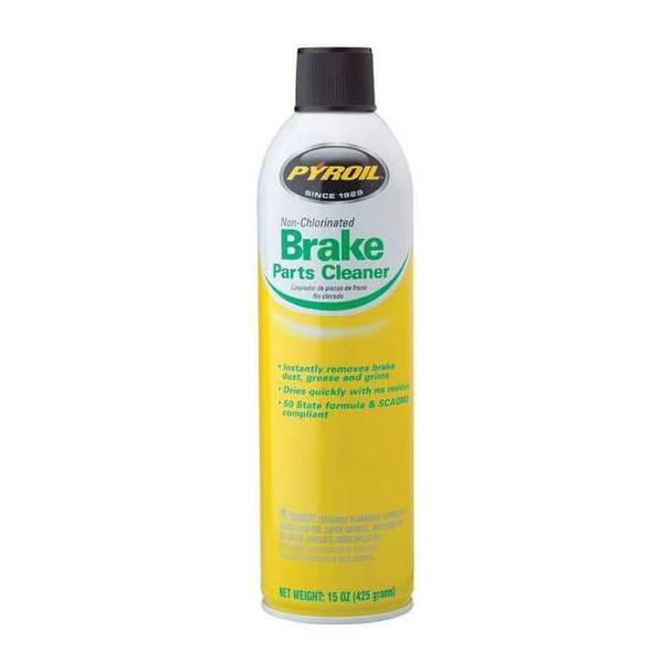 Pyroil Brake Parts Cleaner, 15 oz, Aerosol can PYNVOC15