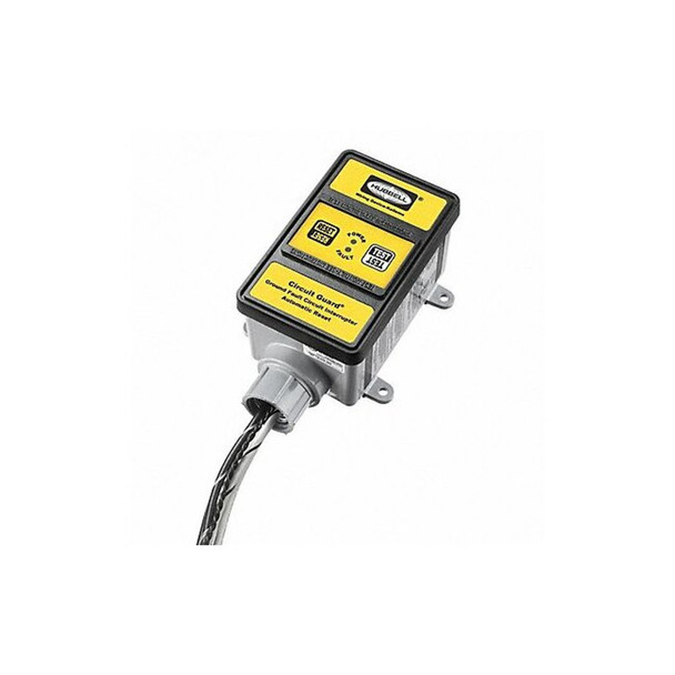 Hubbell Wiring Device-Kellems GFCI,Hard Wired,3 PH 120/208V,30A,Yellow GFHW431