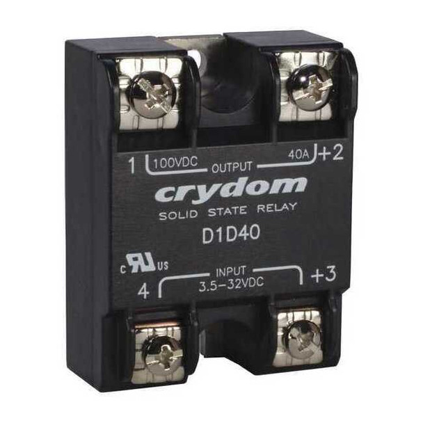 Crydom Solid State Relay, 1 Phase, Screw Clamp, Panel, MOSFET D1D40