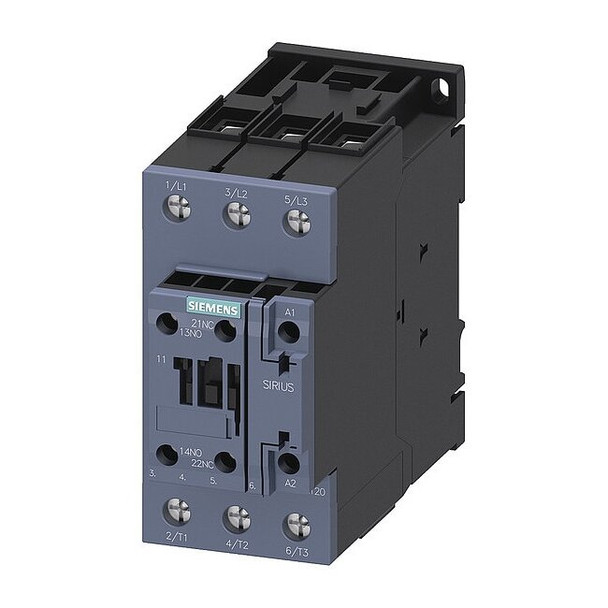 IEC Magnetic Contactor, 1NC/1NO, 24V DC, 3 P, Non-Reversing, Screw