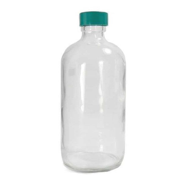 Qorpak Boston Round Bottle,4 Oz., Narrow,PK24 GLC-01123