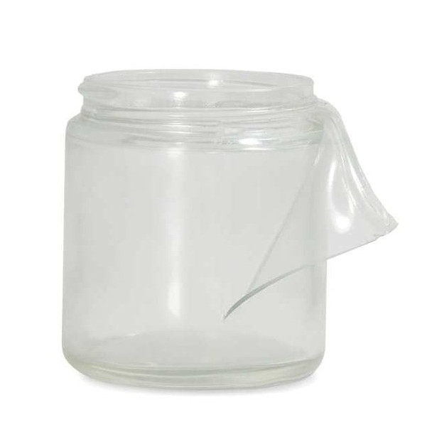 Qorpak Bottle Safety Wide Mouth 8Oz Clear,PK24 GLA-00946