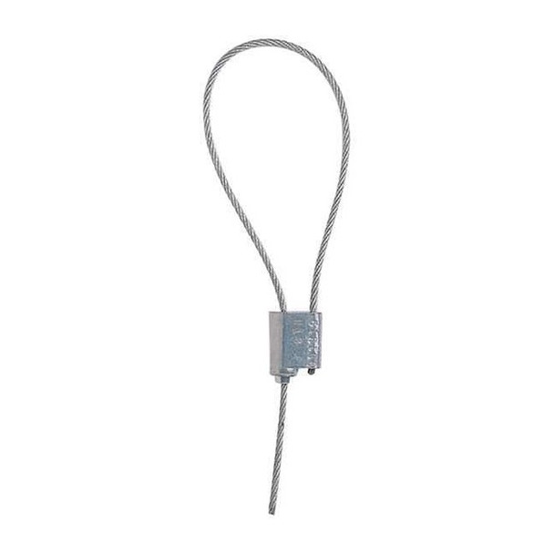 Brady Cable Seals,Silver,Unfinished,PK100 95167