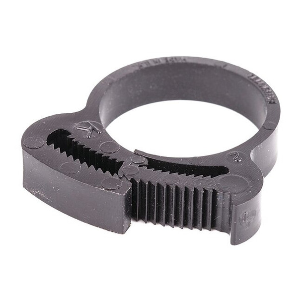 Manufacturer Varies Snap-Hose Clamp,Black,0.99"Max ID,PK50 HC-K-PA66-BK