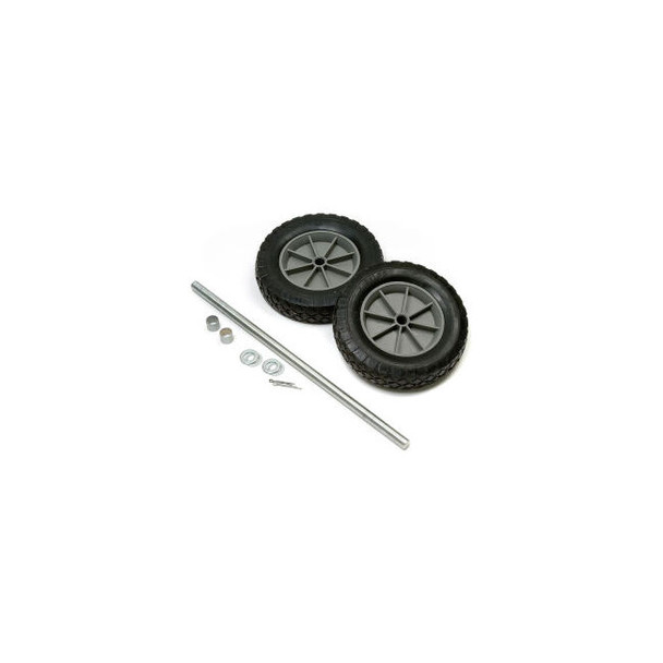 Global Industrial Universal 8"" Mold-On Rubber Hand Truck Wheel Kit