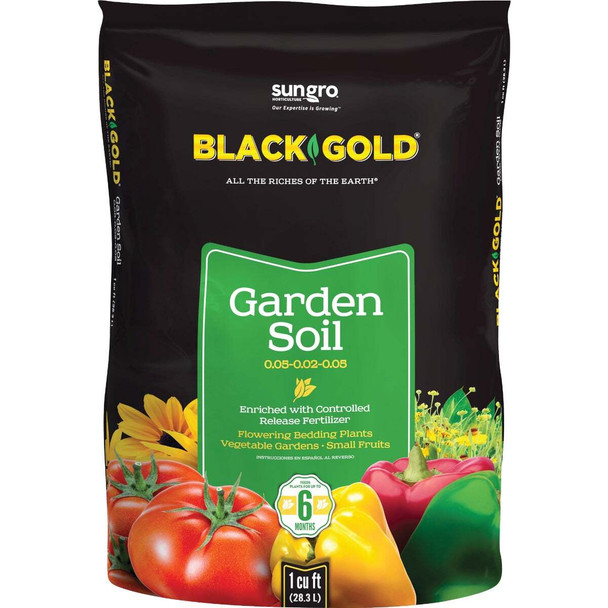 Black Gold 1 Cu. Ft. 30 Lb. All Purpose Garden Soil 1411603.CFL001P