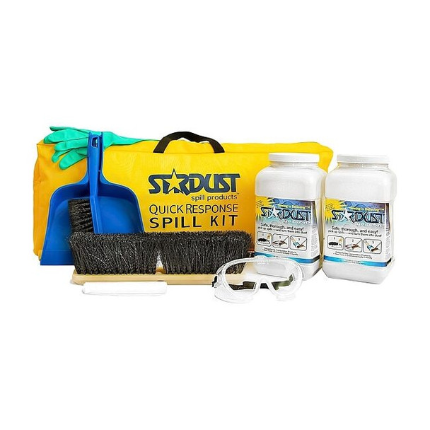 Vehicle Spill Kit, 2 gal Volume Absorbed per Kit, Bag, Yellow, 19