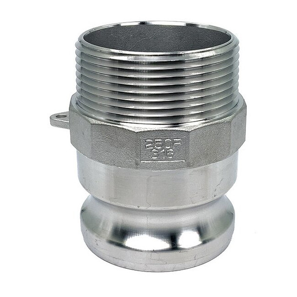 Manufacturer Varies Cam and Groove Adapter,2-1/2",316 SS PLE120